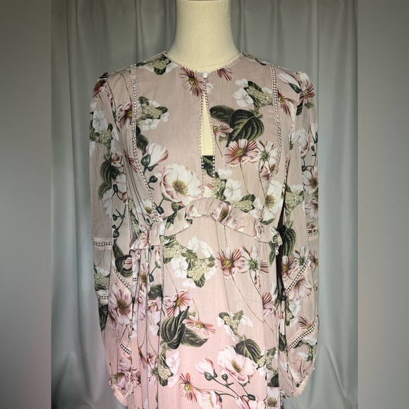 Ever New Floral Print High/Low Hem Dress | 6 NWT - Picture 8 of 16